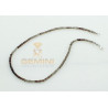 Zirkon-Kette, Natur-Zirkone, Halskette für Damen, 44 cm-Edelsteinketten