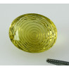 Lemon Citrin Edelstein mit Gravur 28,52 Karat-Edelsteine