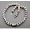 Perlenkette - Süßwasser-Zuchtperlen mit Amethyst 51 cm-Perlenketten