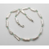 Perlen Kette mit Peridot und Apatit-Edelsteinketten