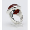 Silber-Ring mit Spessartin-Granat von 50,5 ct Ringgröße 55-Silberringe