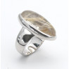 Silber-Ring mit Rutilquarz in Ringgröße 51-Silberringe