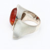 Feueropal-Ring in 925er Silber Ringgröße 56-Silberringe