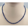 Kyanit Kette blau facettiert in 45,5 cm Länge-Edelsteinketten