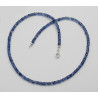 Kyanit Kette blau facettiert in 45,5 cm Länge-Edelsteinketten