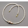 Süßwasser-Perlenkette mit großer Mingperle 47 cm lang-Perlenketten