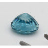 Zirkon blau 8 mm rund facettiert 3,82 Karat-Edelsteine