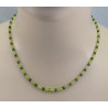 Chrysoberyll Kette mit grünem Saphir facettiert 46,5 cm-Edelsteinketten