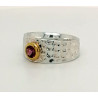 Silber-Ring mit Rhodolith-Granat Ringgröße 55-Silberringe