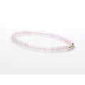 Morganit-Edelsteinarmband rosa Beryll facettiert 19 cm lang-Edelstein-Armbänder