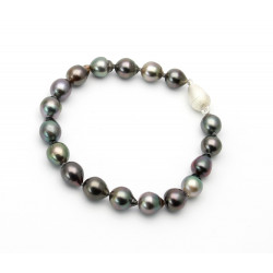 Tahiti-Perlen Armband Barockform mit edler Magnetschließe 21 cm