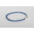 Saphir-Armband blau facettiert 19,5 c lang