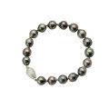 Tahiti-Perlen Armband Barockform mit edler Magnetschließe 21 cm-Perlen-Armbänder